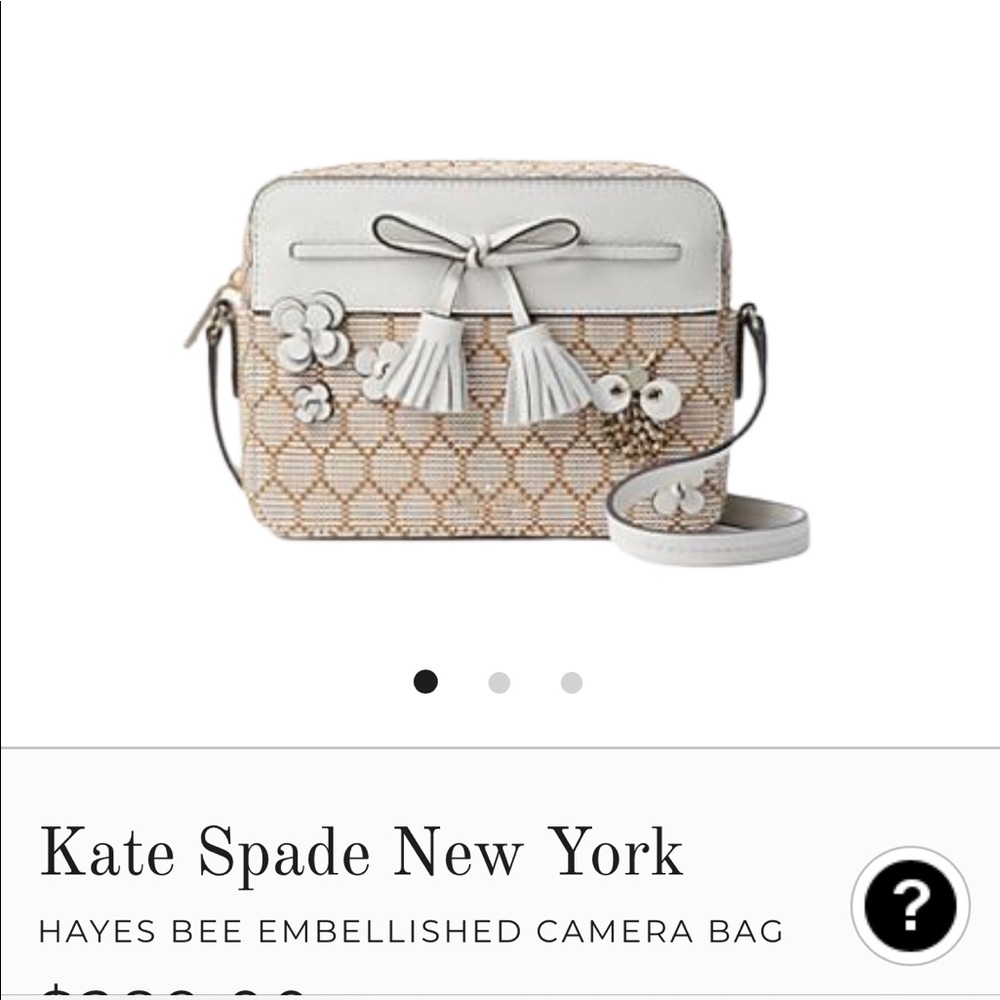 Kate spade Hayes bee camera bag